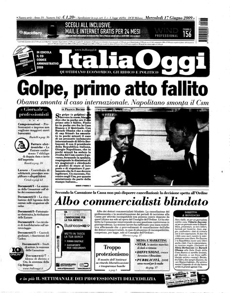 Italia oggi : quotidiano di economia finanza e politica